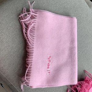 nwt light pink missoni wool scarf